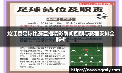 龙江县足球比赛直播精彩瞬间回顾与赛程安排全解析