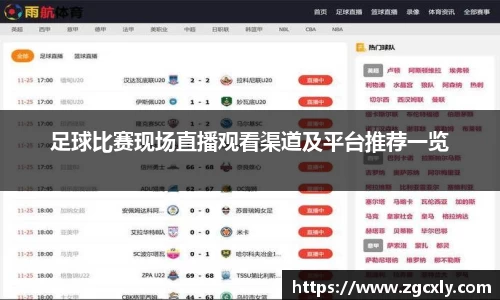 足球比赛现场直播观看渠道及平台推荐一览